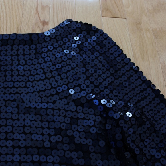NWT J.Crew Navy Sequin Long-Sleeve Top - Picture 2 of 12